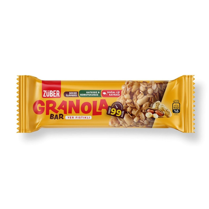 Züber Granola Bar with Peanuts (25 gr)