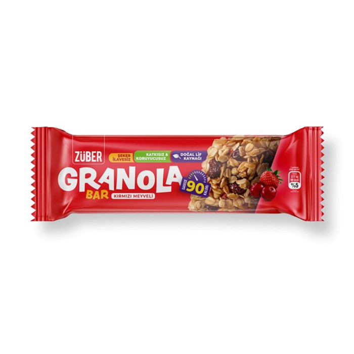 Züber Red Granola Bar (25 gr)