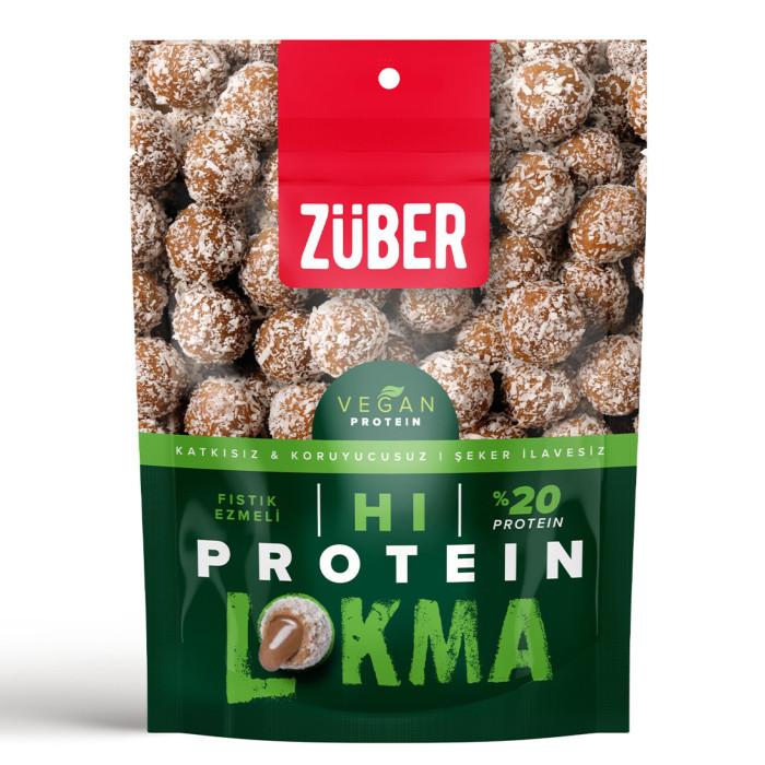 Zuber Vegan Hi-Protein Fruit Ball with Peanut Butter (84 gr)