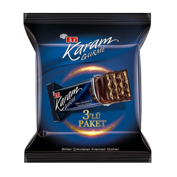 Eti Karam Gurme Dark Chocolate Wafers 3 pcs (150 gr)