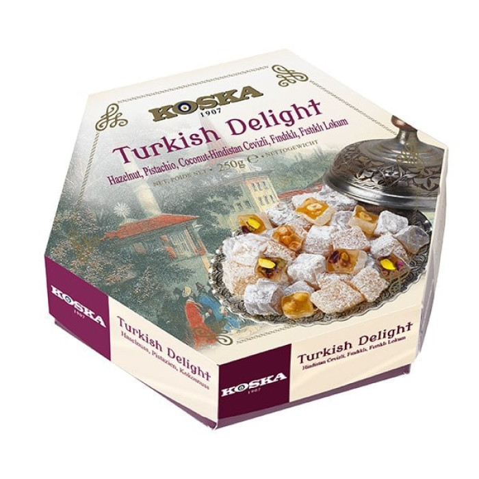 Koska Turkish Delight with Mixed Nuts (250 gr)