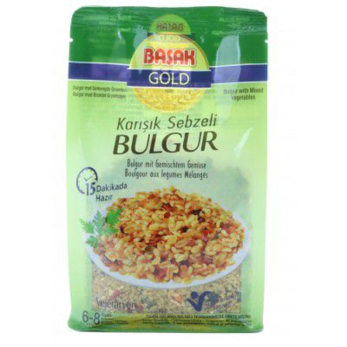 Başak Gold Bulgur with Mixed Vegetables- (360 gr 12.7oz)