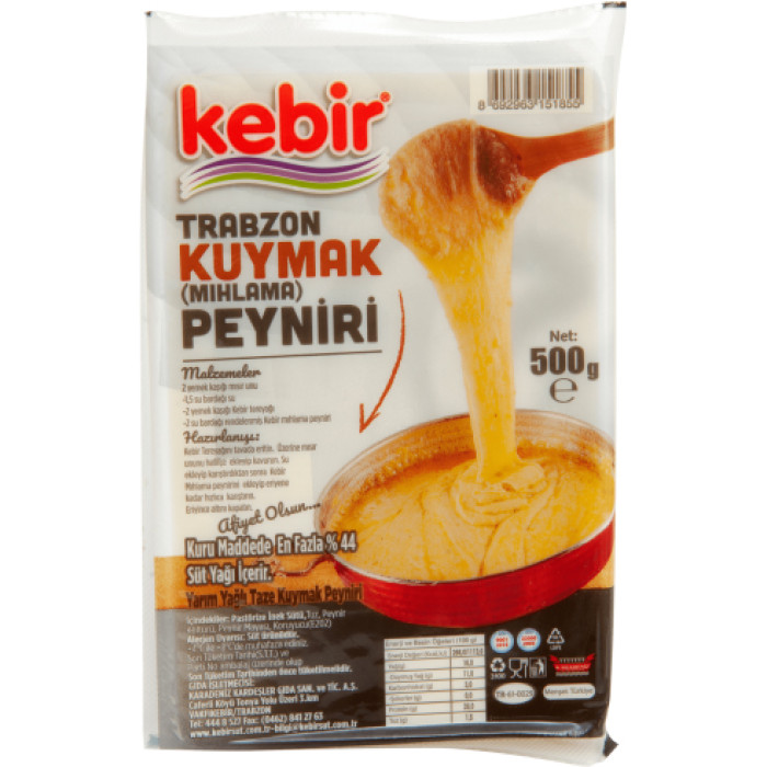 Kebir Trabzon Kuymak Mıhlama Peyniri (500 gr)