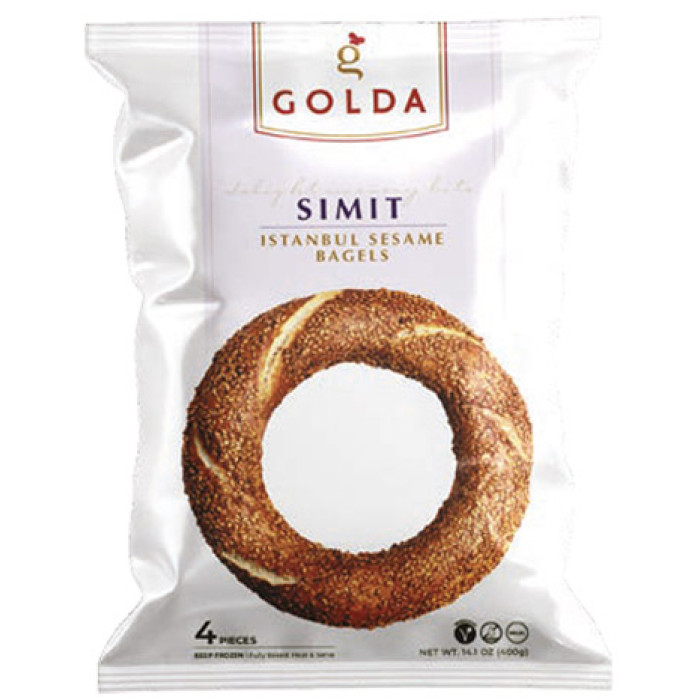 Golda Frozen Turkish Bagel Simit 4 pcs (400 gr)