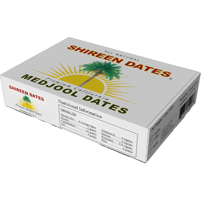 Shireen Dates Premium California Jumbo Hurma (4 lbs)