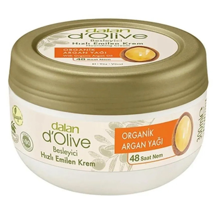 Dalan d'Olive Organic Argan Oil Moisturizing Cream (150 gr)