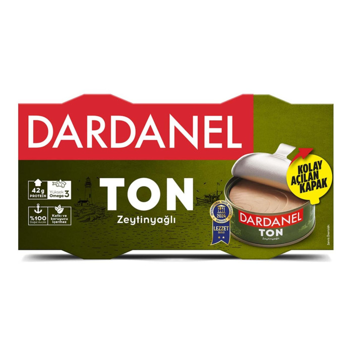 Dardanel Ton Tuna Fish in Olive Oil x2 (280 gr)