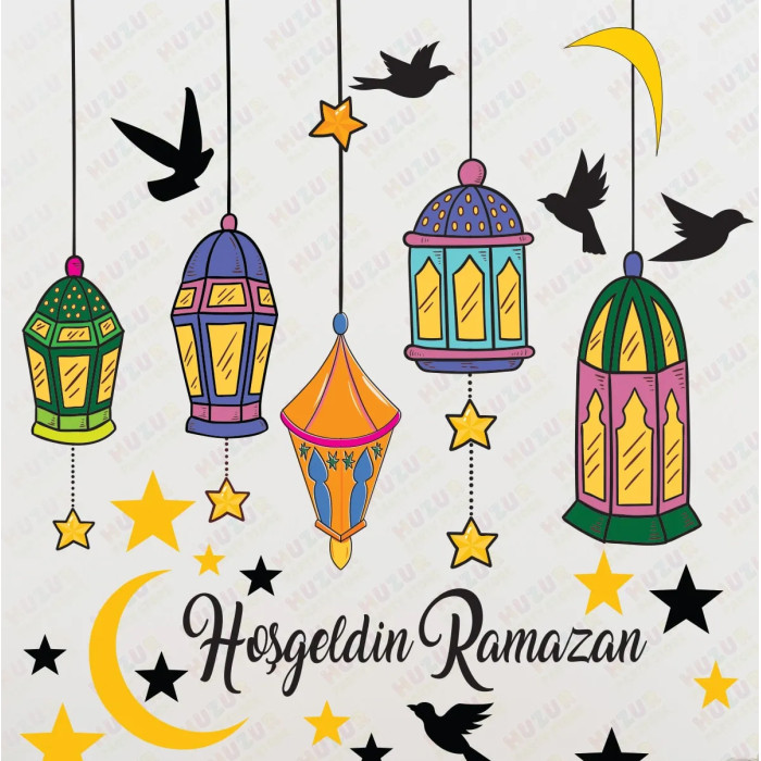 Hoşgeldin Ramazan Sticker Ramadan (53 pcs)