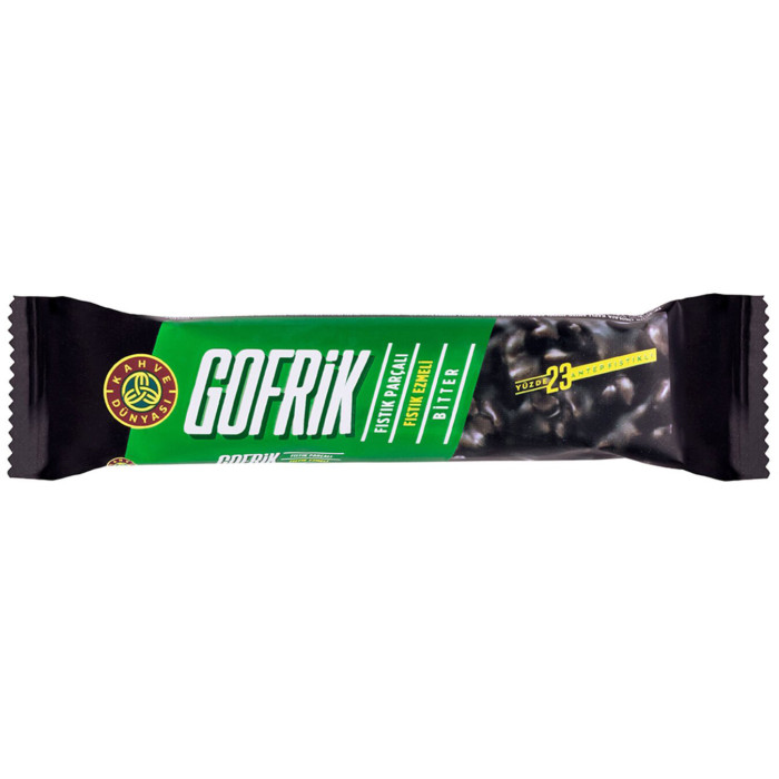 Kahve Dünyası Gofrik Bitter Chocolate with Antep Pistachio (33 gr)