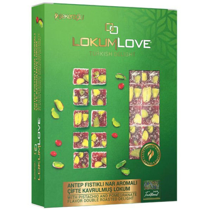 Love Double Roasted Delight with Pistachio and Pomegranate (350 gr 12.3oz)