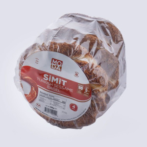 Moda Turkish Sesame Bagel Simit 4 pcs (400 gr 14.1oz)