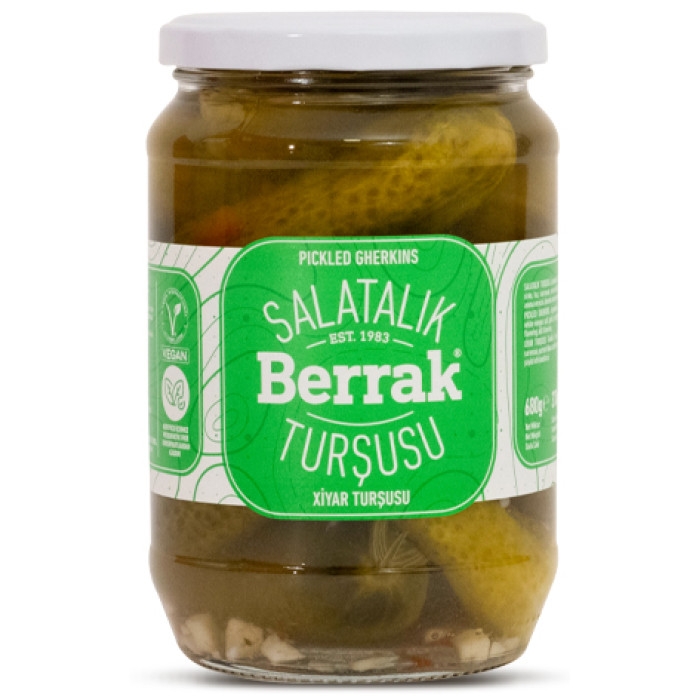 Berrak Pickled Smooth Gherkins (670 gr)