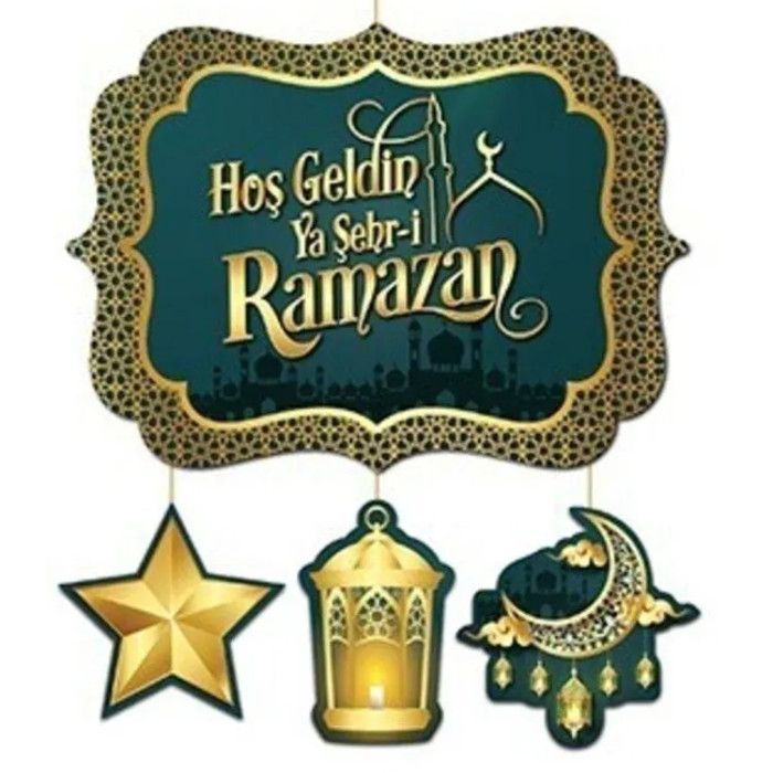 Hoşgeldin Ya Şehri Ramazan Ramadan Lettering (200 cm)