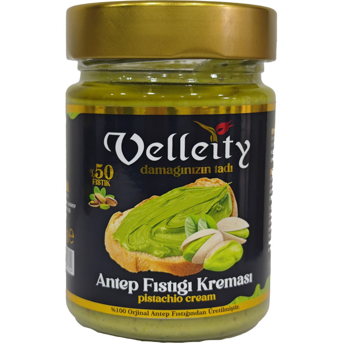 Velleity 50% Antep Fıstığı Kreması (200 gr - 7oz)