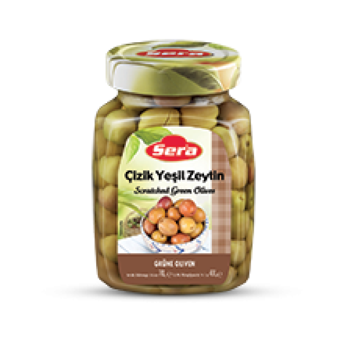 Sera Scratched Green Olives (700 g)